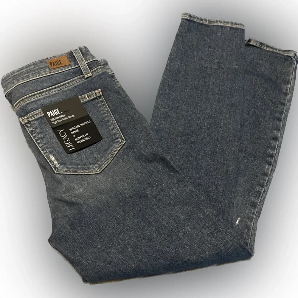NWT Paige Hoxton High Rise Ankle Skinny - Picture 2 of 10